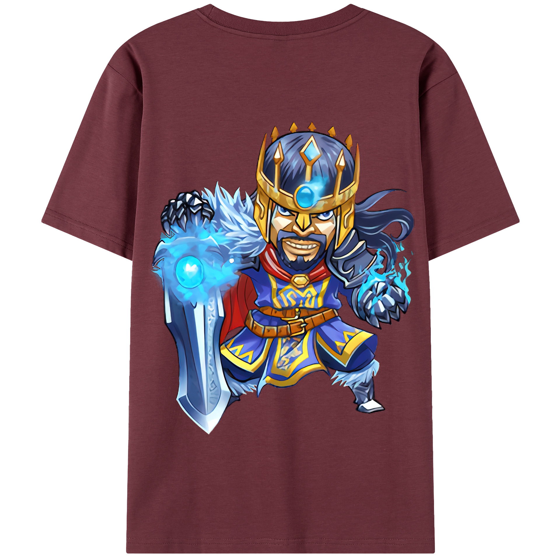 リーグ・オブ・レジェンド League of Legends LOL 綿100％半袖Tシャツ（背面プリント）